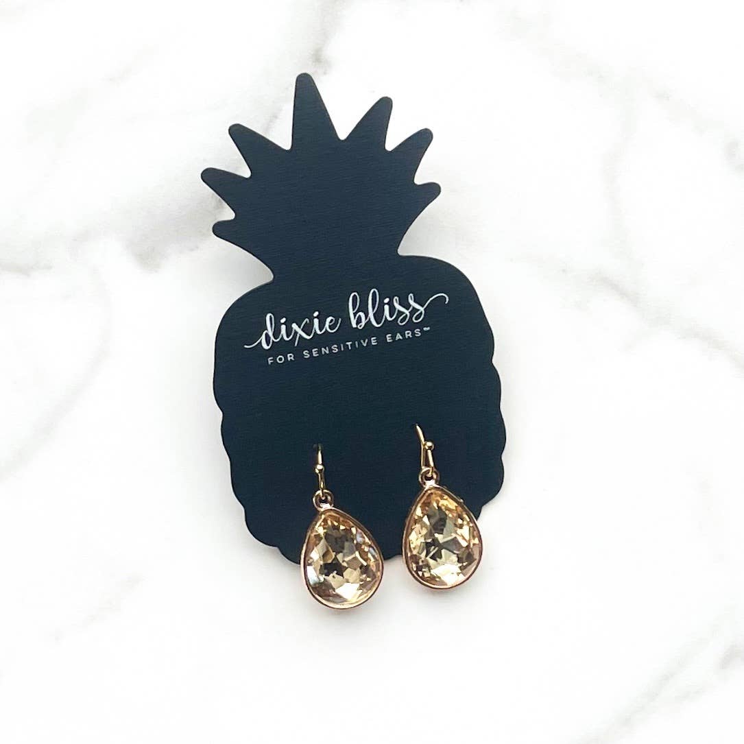 Champagne Drop Earrings