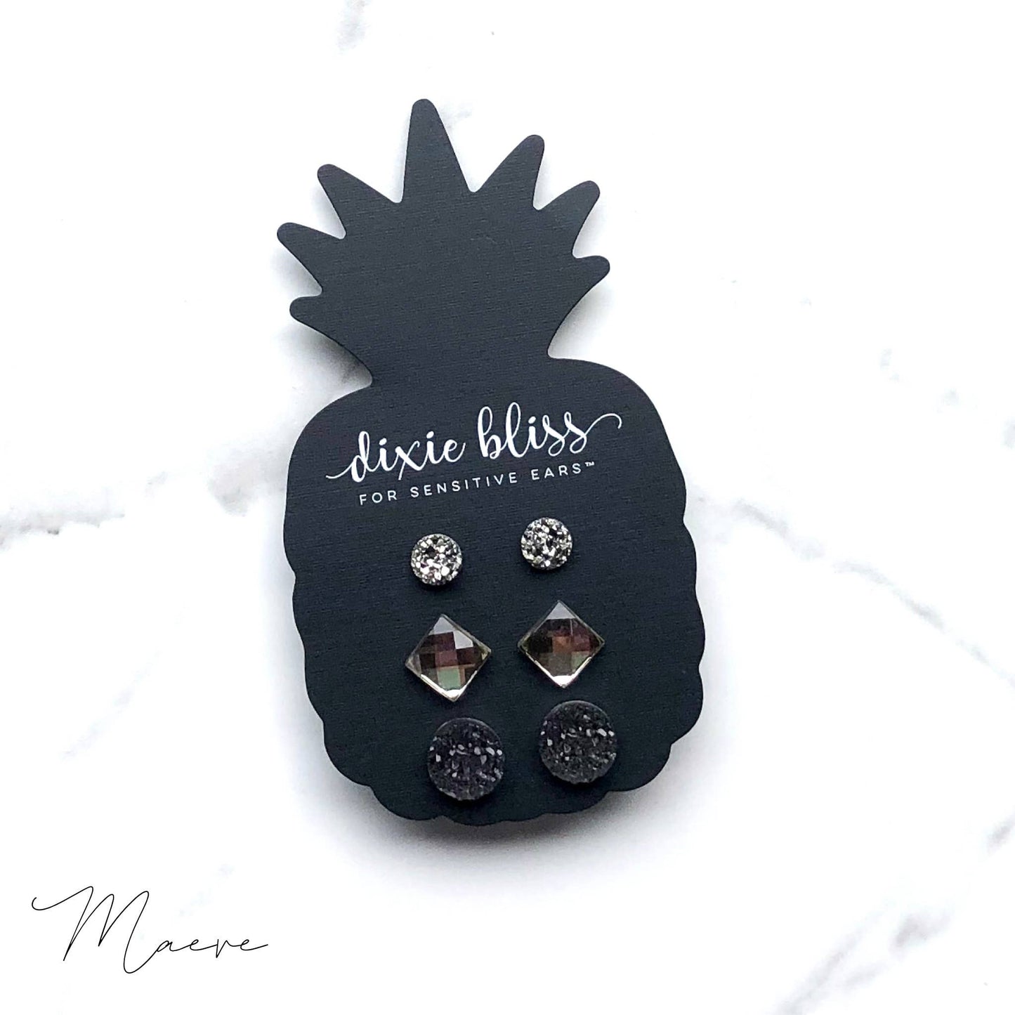 Maeve Druzy Earring Set