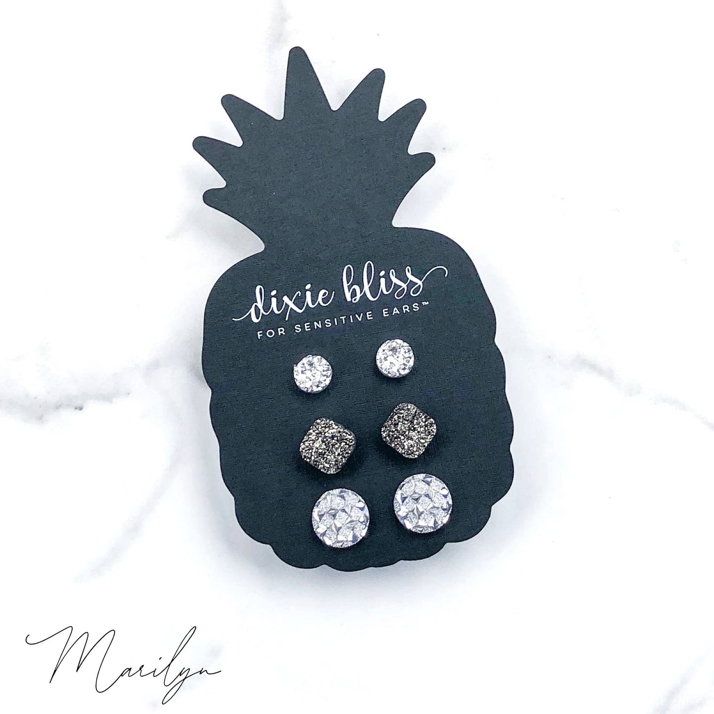 Marilyn Druzy Earring Set