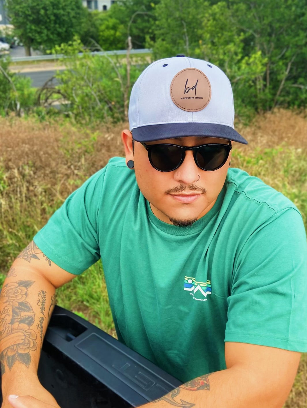 Buzzworthy D Alternative Logo Hat