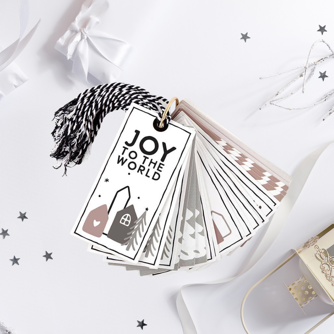 Christmas Village Gift Tag Set