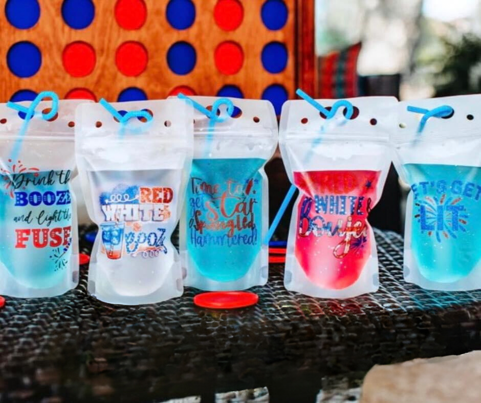 Patriotic Drink Pouch