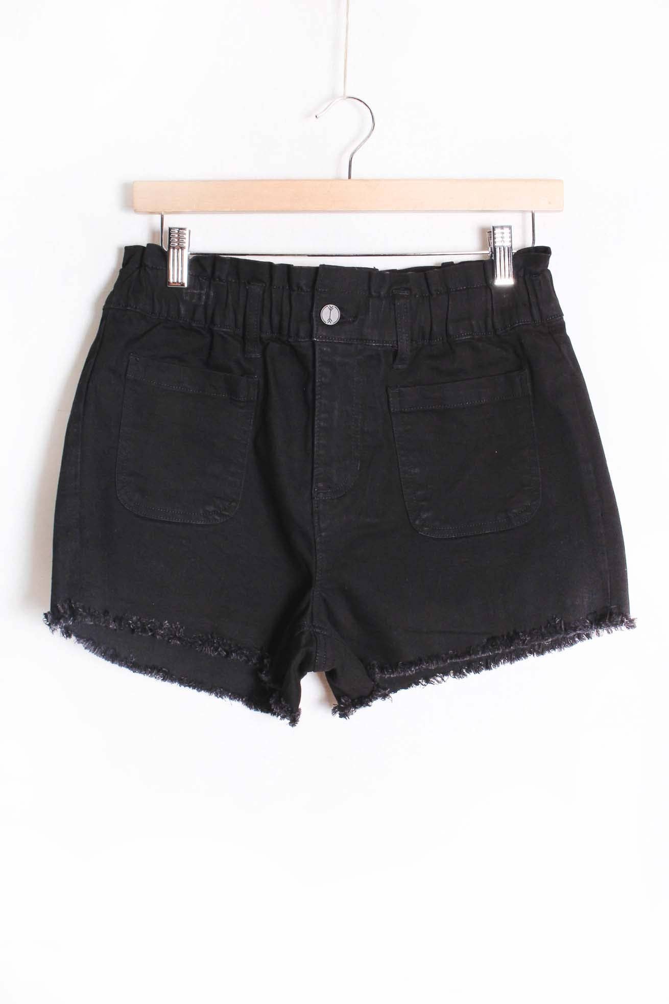 Haley High Rise Denim Shorts