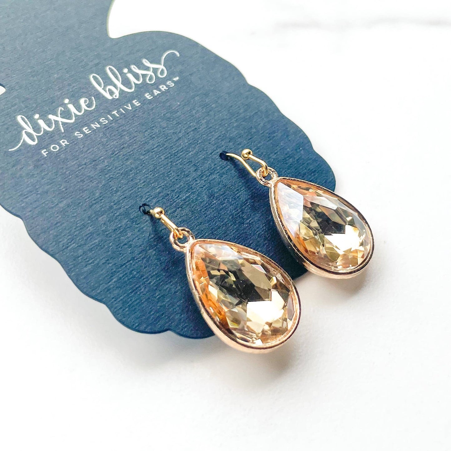 Champagne Drop Earrings