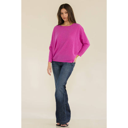 Peyton Purple Orchid Sweater