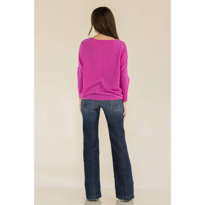 Peyton Purple Orchid Sweater