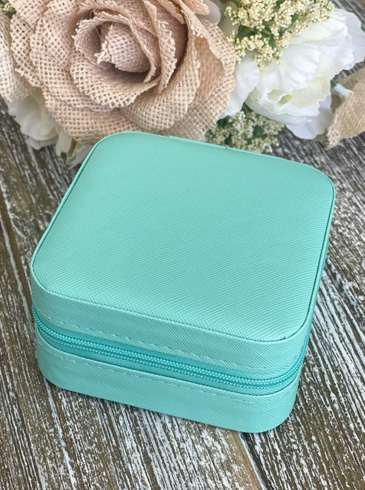 Seafoam Travel Jewelry Box