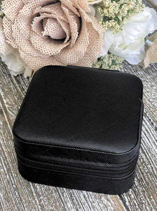 Travel Jewelry Box in black