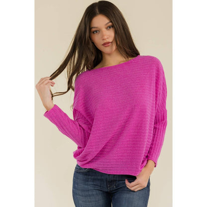 Peyton Purple Orchid Sweater