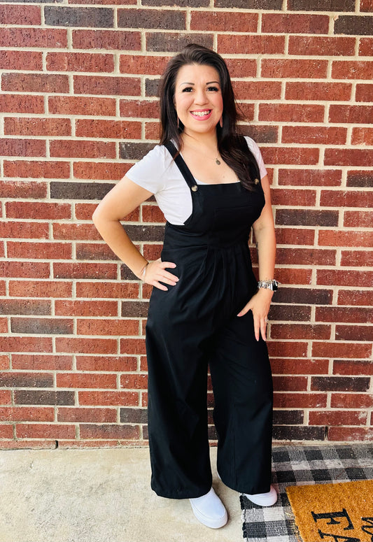 Bella Button Strap Jumpsuit