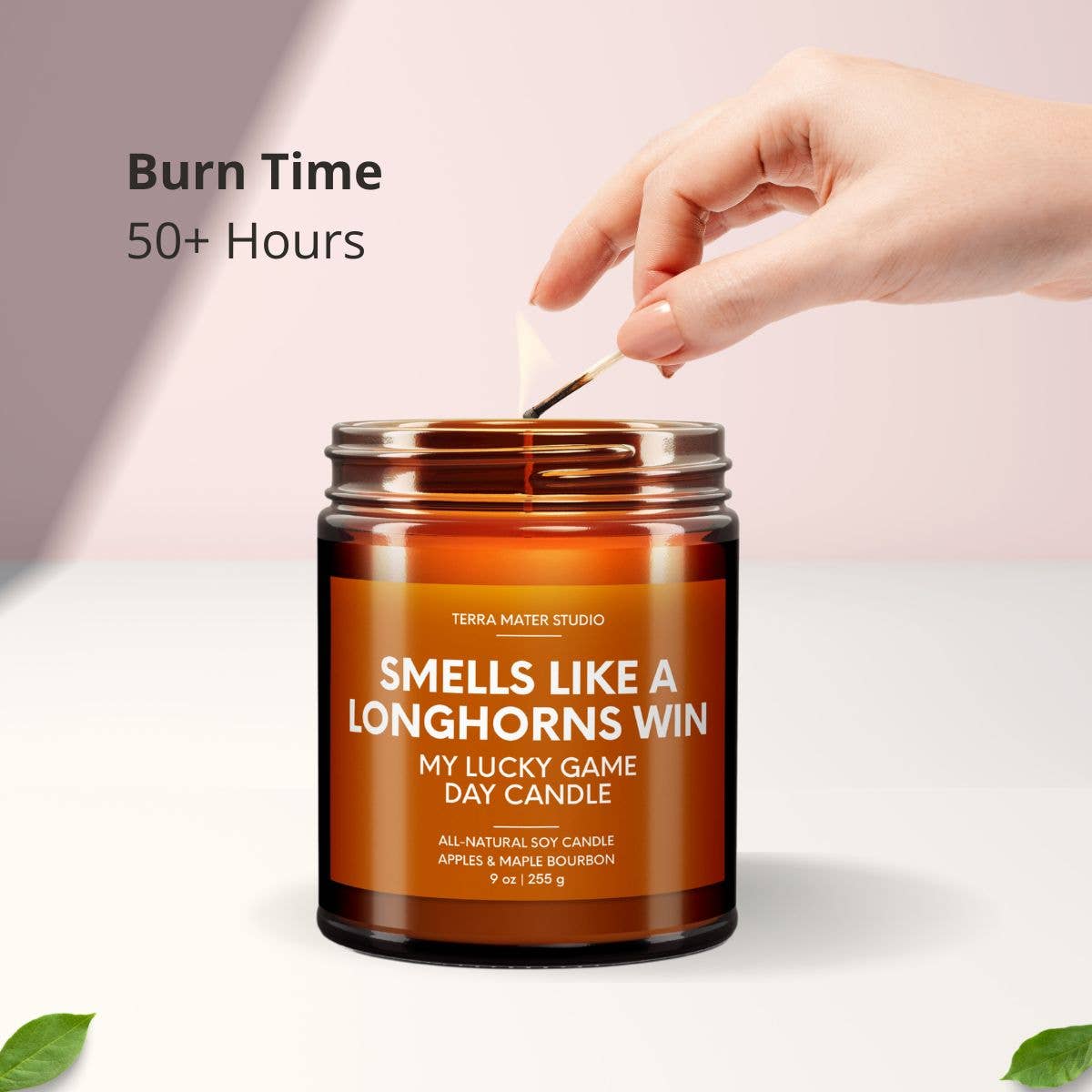 Smells Like A Longhorns Win Game Day Candle