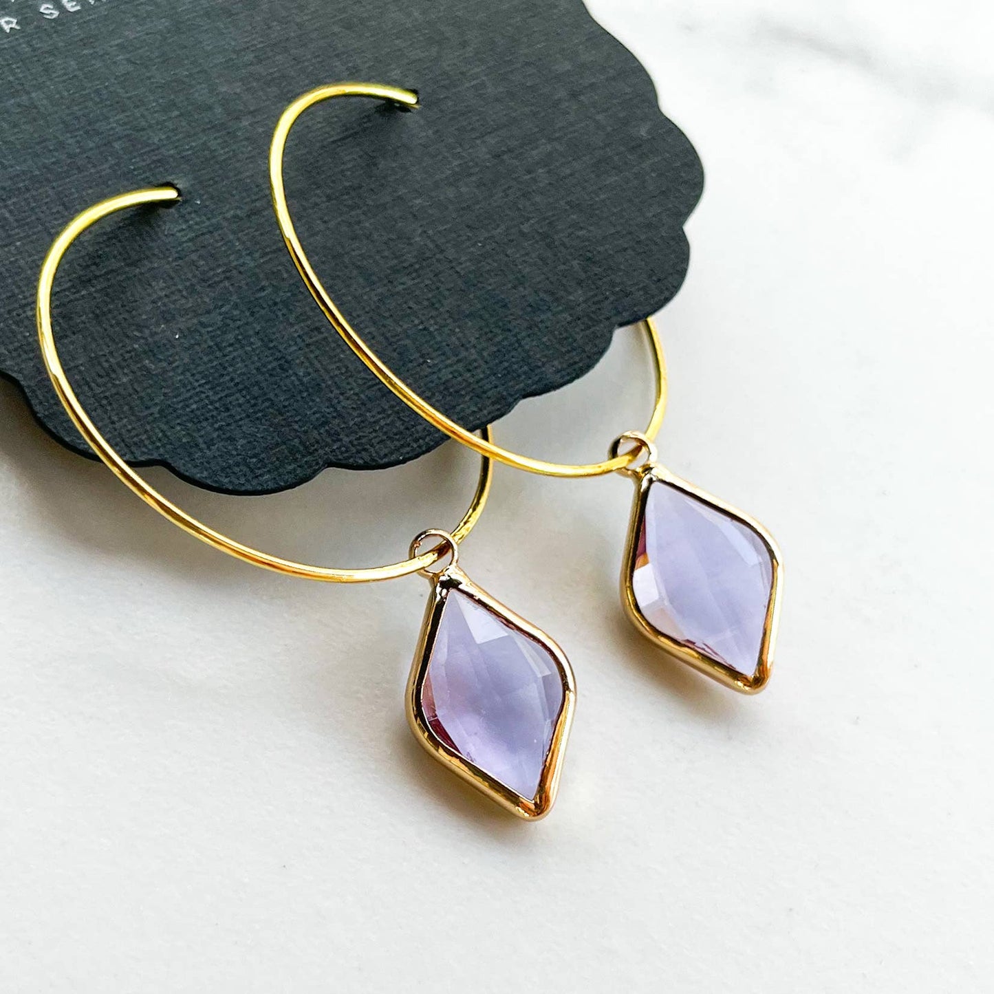 Fanciful Hoops in Alpine Violet