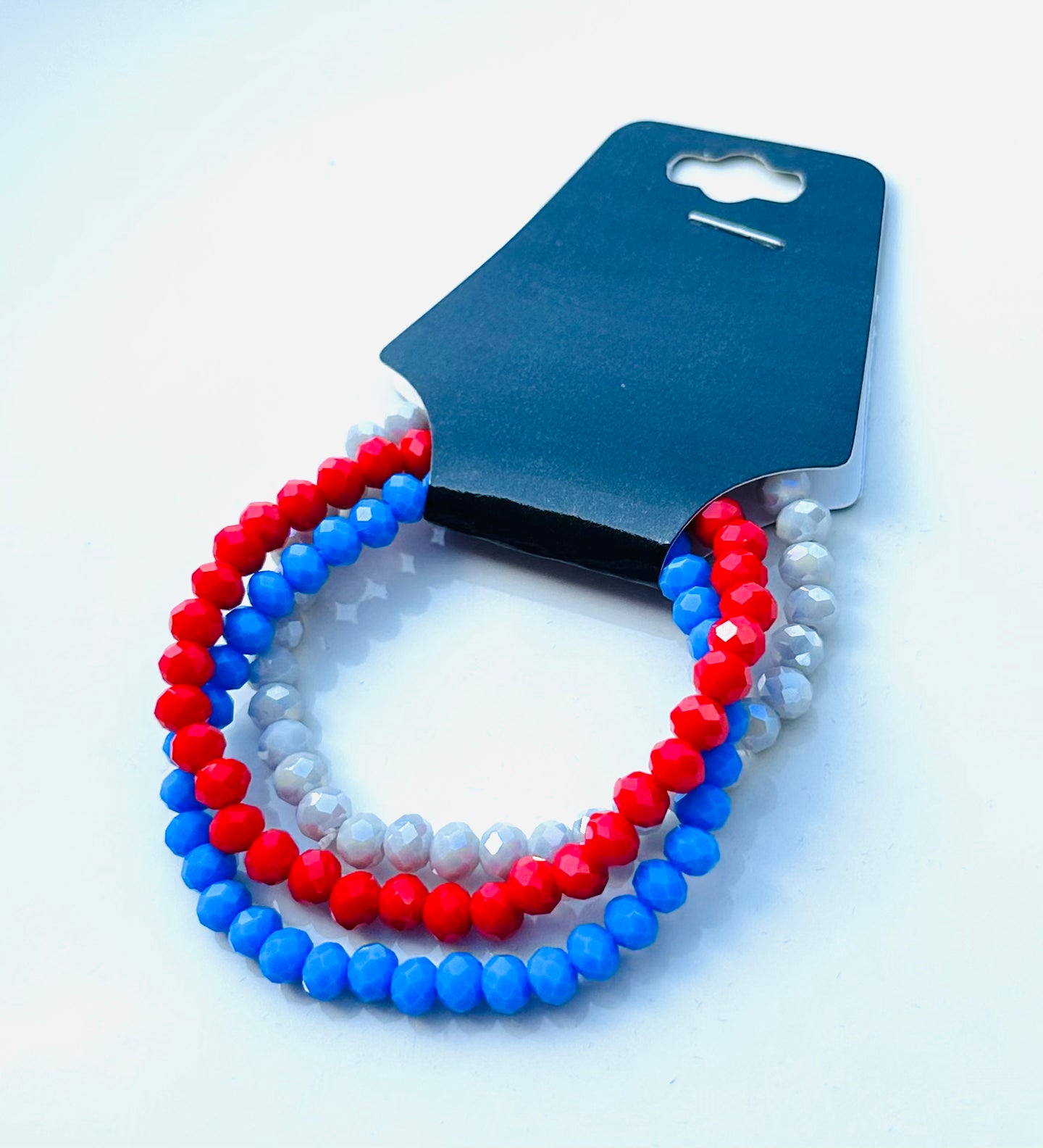 Patriotic Mix Stackable Stretch Bracelets