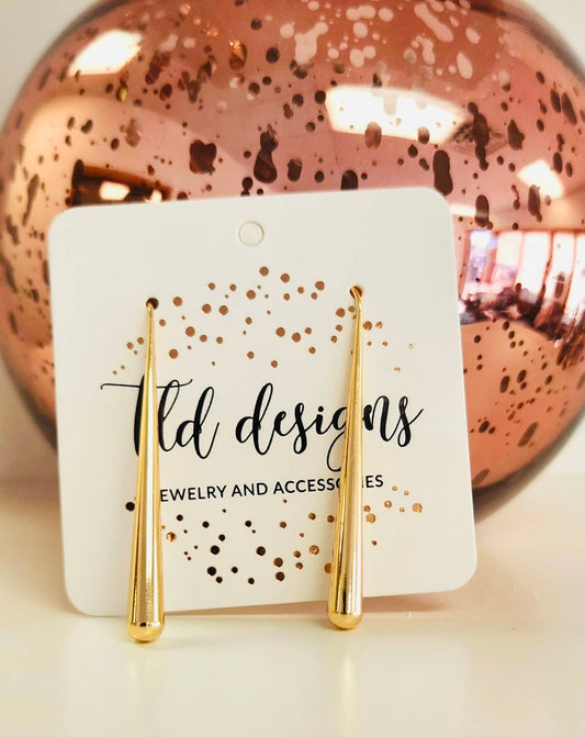 Glamorous Gold Sticks Earrings