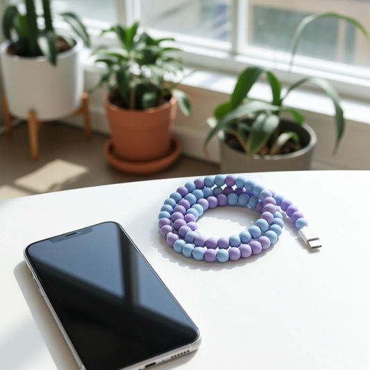 Beaded Cell Phone Charger