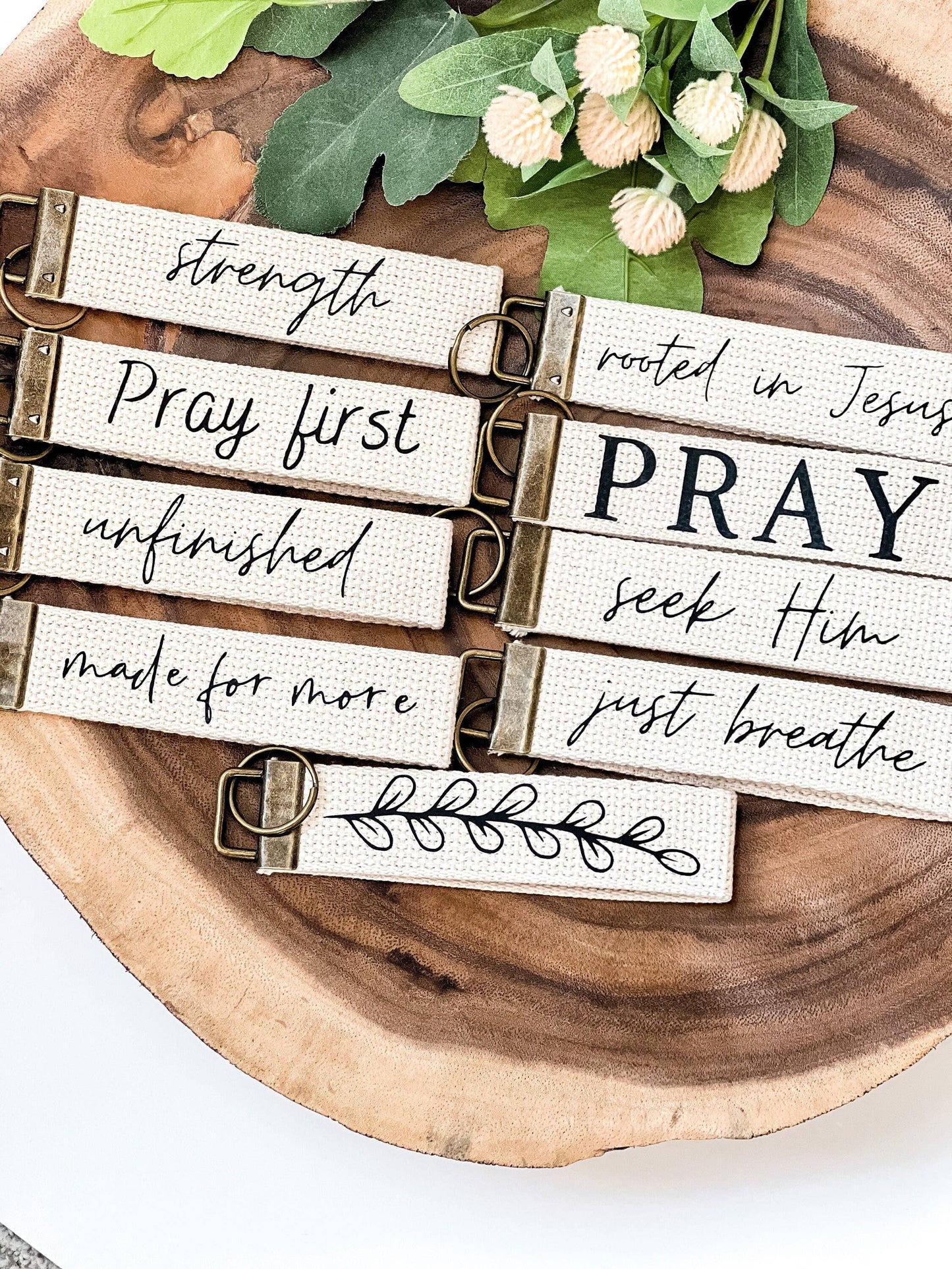 PRAY: Keychain Wristlet Key Fob