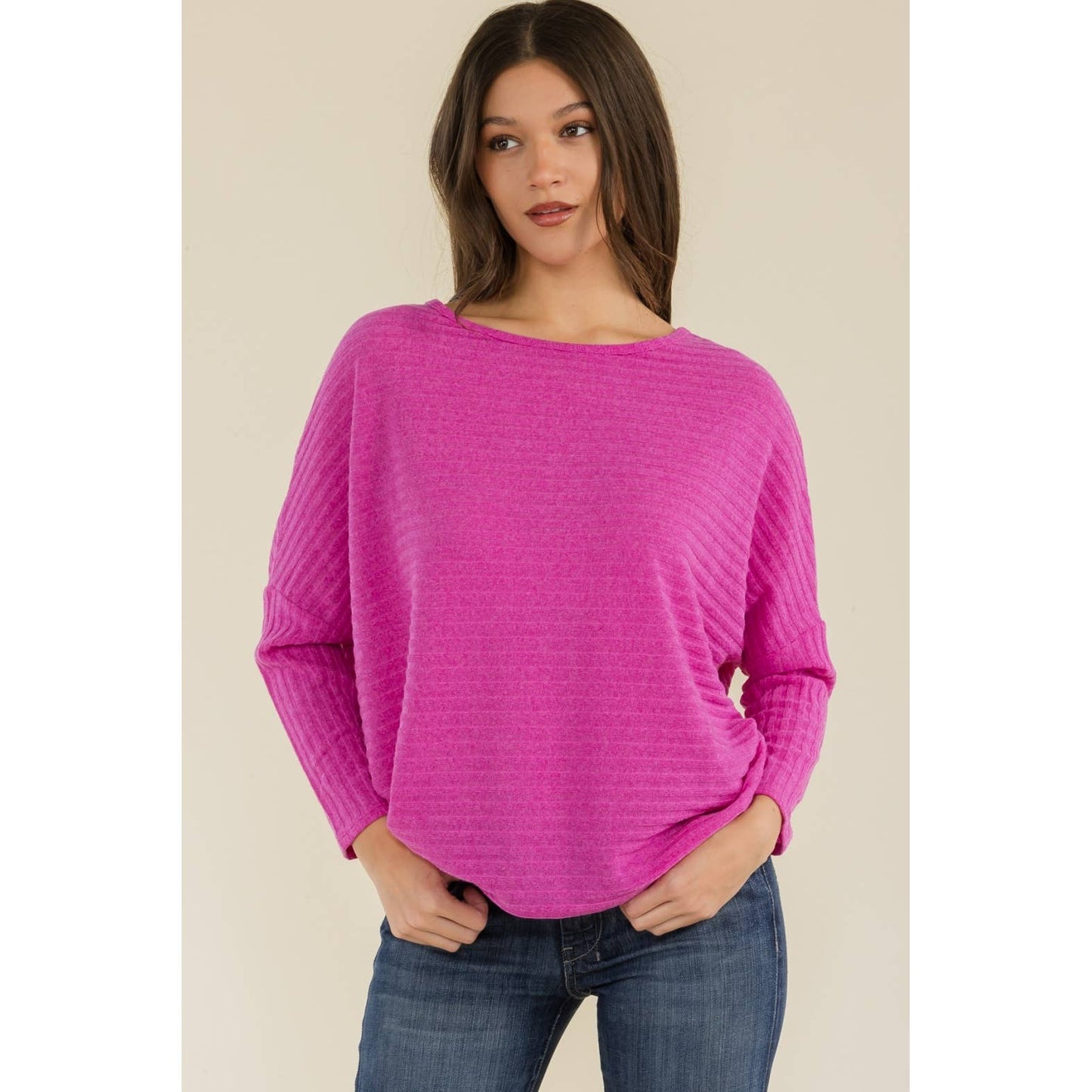 Peyton Purple Orchid Sweater